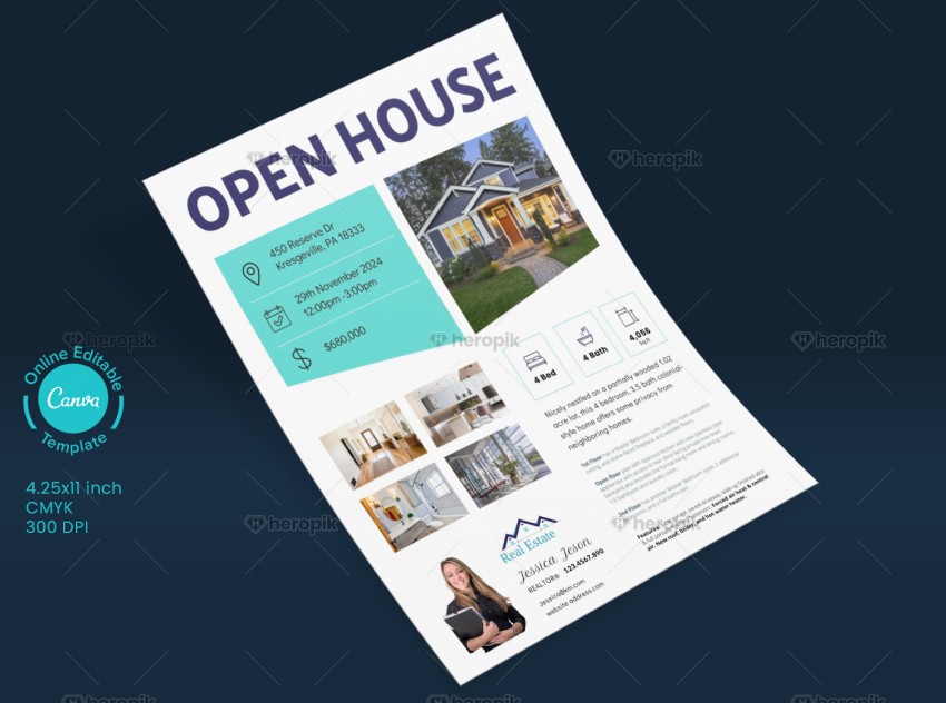OH Flyer Canva Design Template