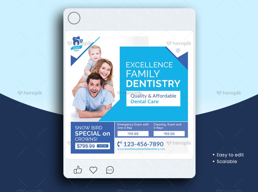 Dental Social Media Design