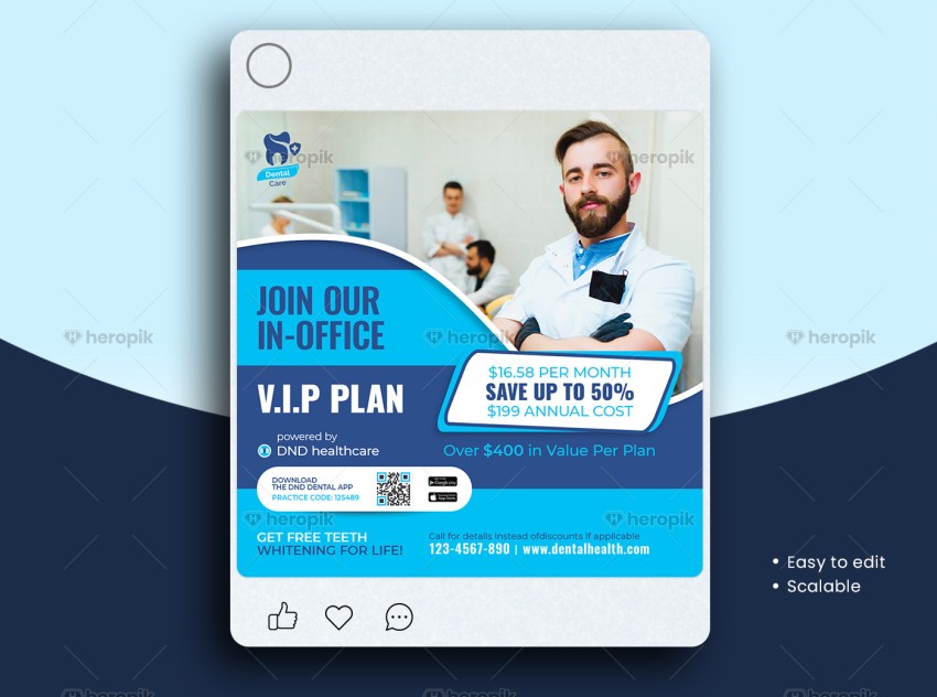 Dental Social Media Post Design