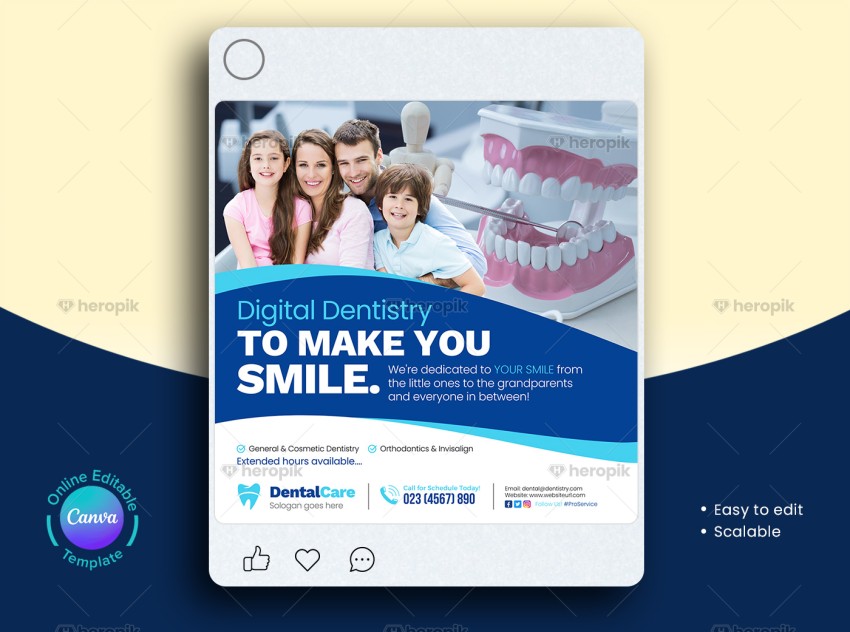 Digital Social Media Banner Canva Template