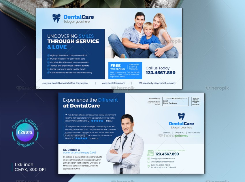 Dental Direct Mail EDDM Template