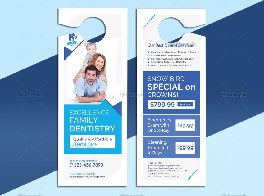 Dental Door Hanger Layout