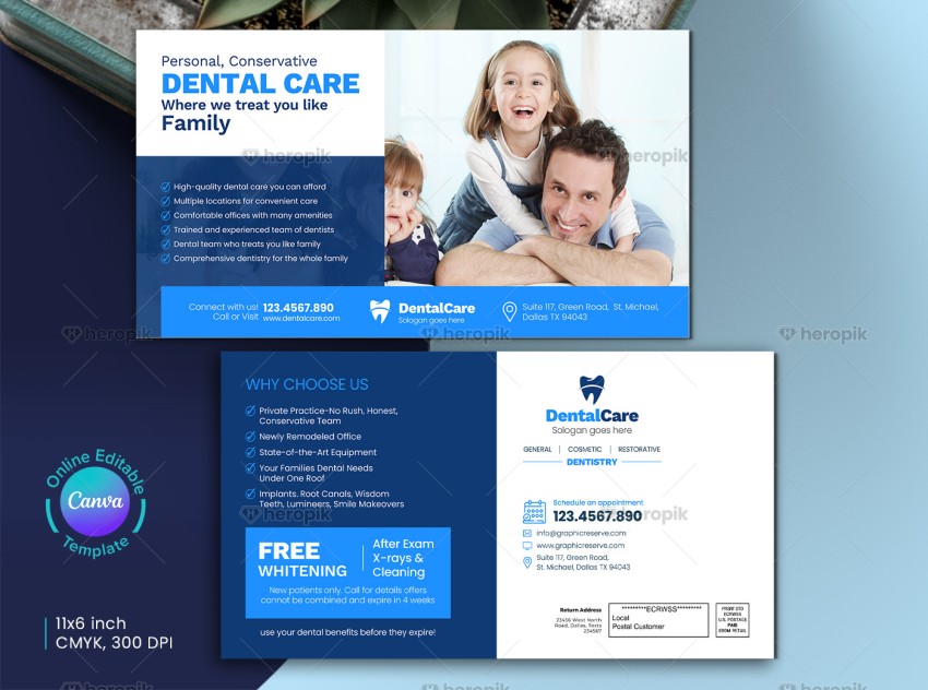 Dental EDDM Mailer Design