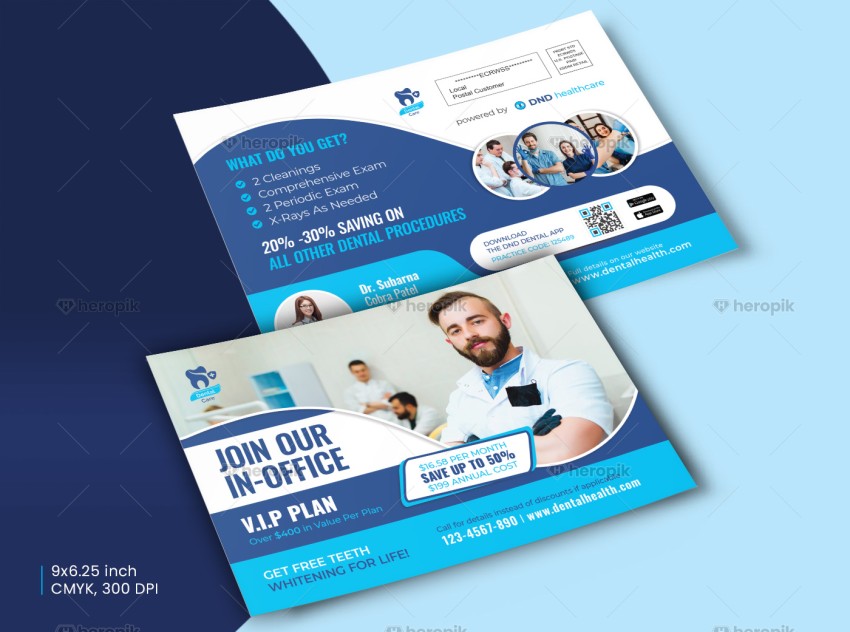 Dental EDDM Postcard Template