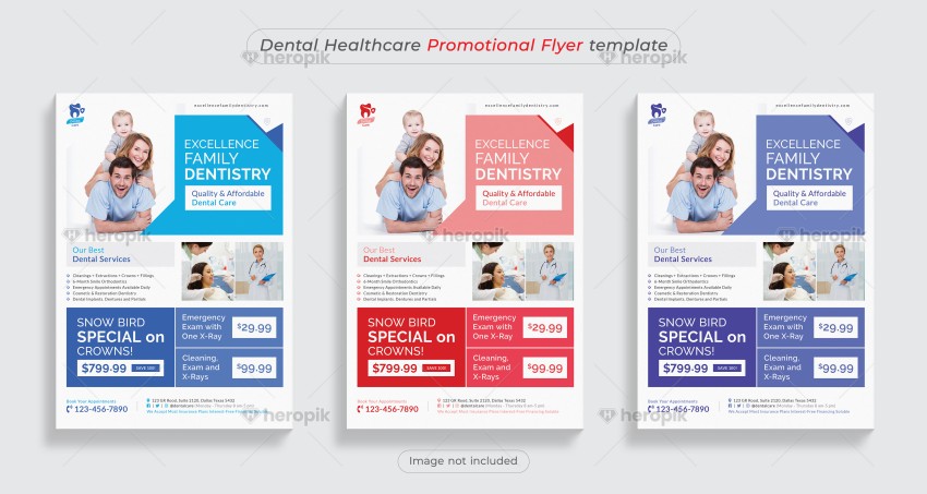 Dental Healthcare Promotional Flyer Design