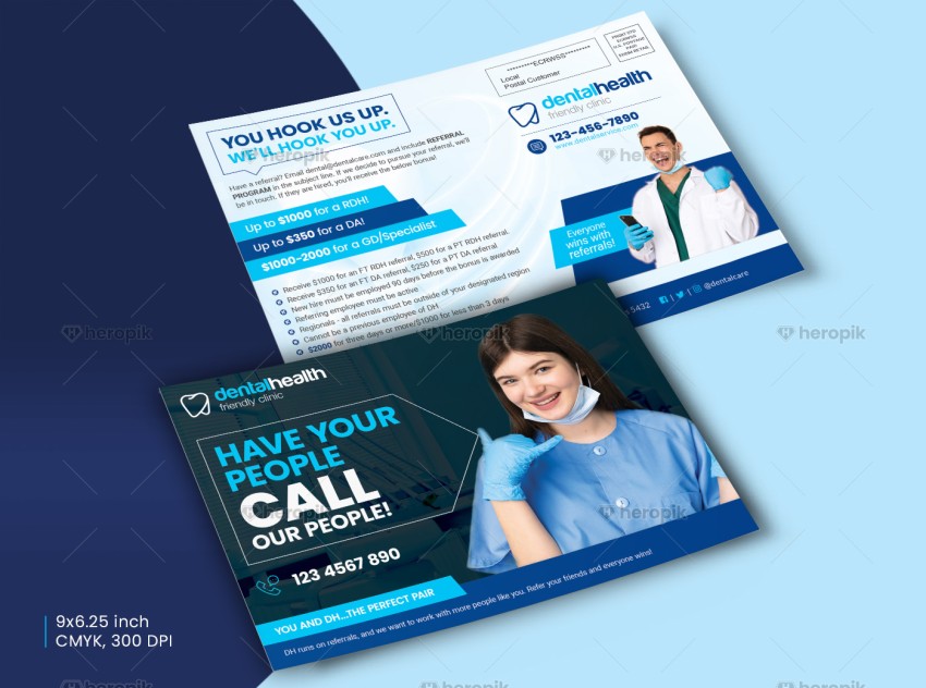 Dental Referral Program EDDM Postcard