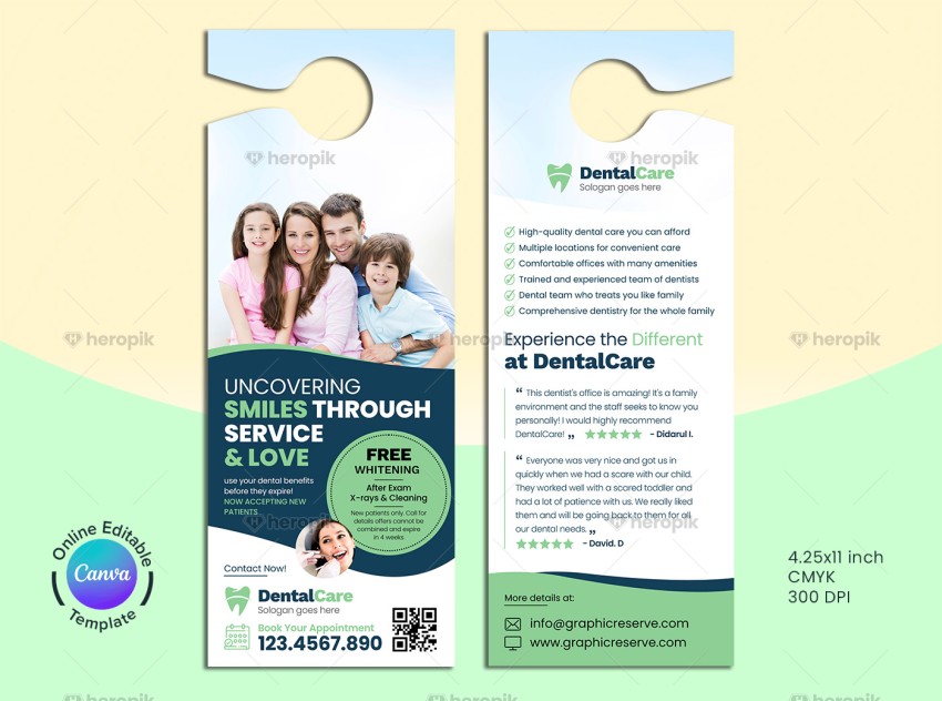 Dental Service Offer Canva Doorknob