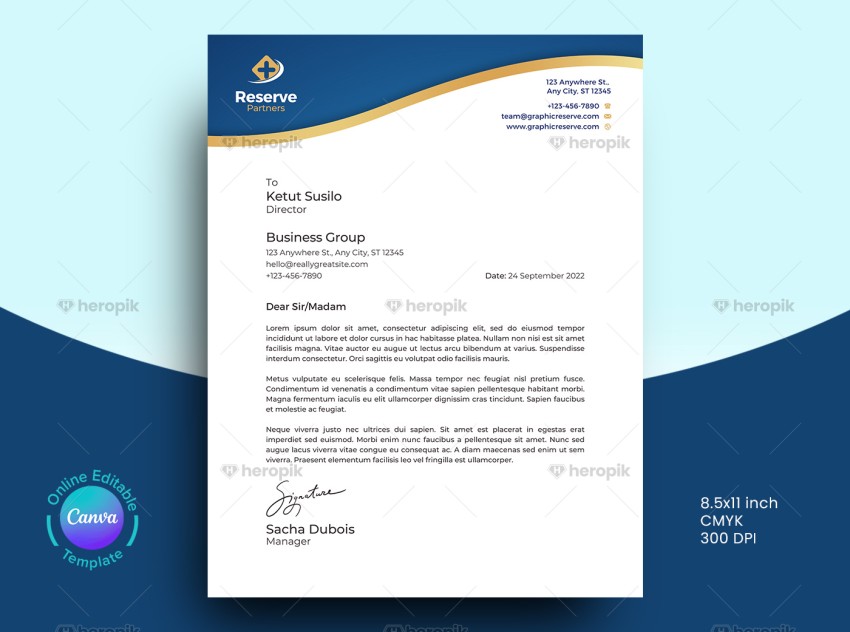 Dental Business Letterhead