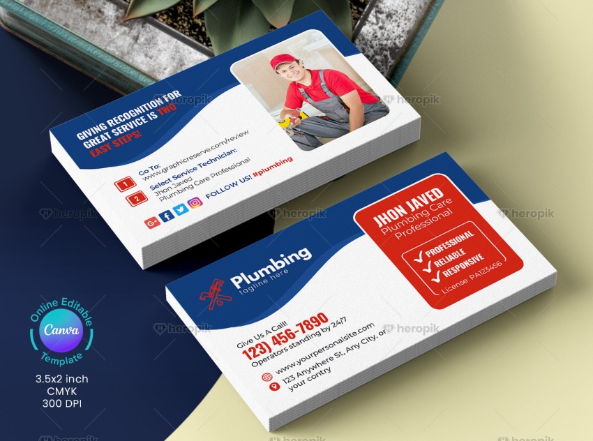 Plumber Business Card