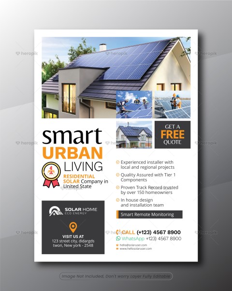 Solar E Commerce Flyer template