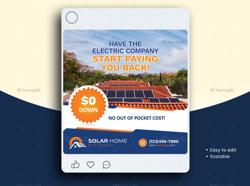 Solar Social Media Post Design 2